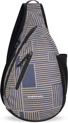 Vista 6 de Sherpani Esprit, bolso bandolera antirrobo, mochila cruzada Beige