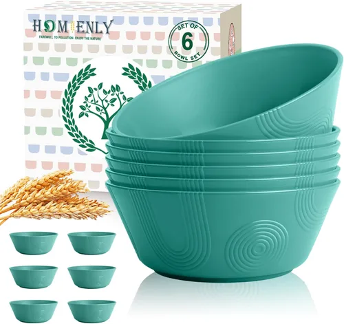 Vista 10 de Homienly Juego de 6 tazas de paja de trigo, tazas de salsa irrompibles de 4.5 onzas y tazas de salsa, tazas de condimento para tazas de charcutería