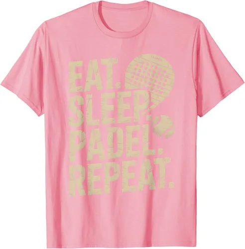 Vista 105 de Camiseta Eat Sleep Padel Repeat Padel Jugador de Tenis