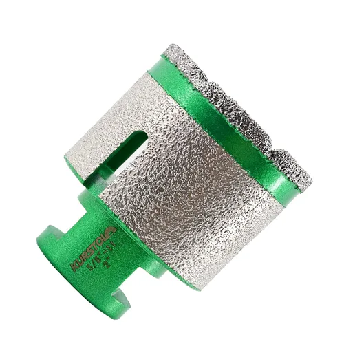 Vista 7 de Broca de núcleo de diamante – Broca de fresado de dedo de diamante de diámetro 1-3/8 pulgadas X5/8-11 rosca para agrandar dar forma bisel redondo