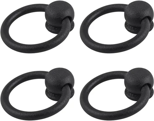 Vista 15 de Renovators Supply Manufacturing Manijas de Gabinete de 3 pulgadas de Hierro Forjado Negro Tiradores de Cajón Manijas Antiguas de Gabinete de Cocina