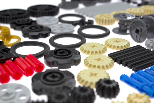 Vista 8 de ASTEM 270PCS Technic-Parts.Gear-Differential-Gearbox-Rack, Pin-Connector Eje Cruz Eje Conector-Pieza-Conjunto de Cadena-Enganche-Pins Conector
