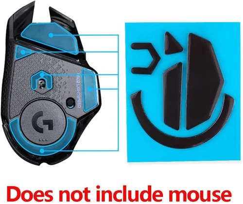 Vista 5 de HUYUN 2 juegos de almohadillas de ratón de repuesto para Logit G502 Lightspeed Hero Wireless Gaming Mouse