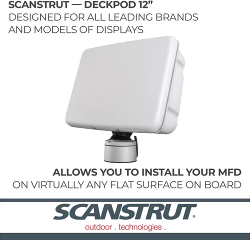 Vista 2 de Scanstrut ScanPod SPD-12-W Deck Pod para pantallas de hasta 12