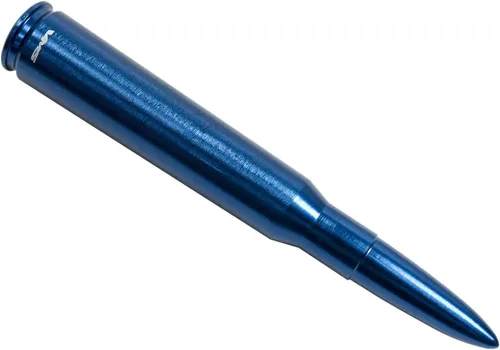 Vista 5 de VMS RACING Antena de bala azul calibre 50 Cal calibre pesado CNC mecanizado billet de aluminio corto compatible con Ford F150 F250 F350 F450 F550