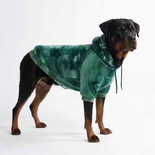 Vista 88 de Spark Paws Sudadera con capucha para perro, suéter de primera calidad para perros pequeños, medianos y grandes Trajes cálidos para bulldogs