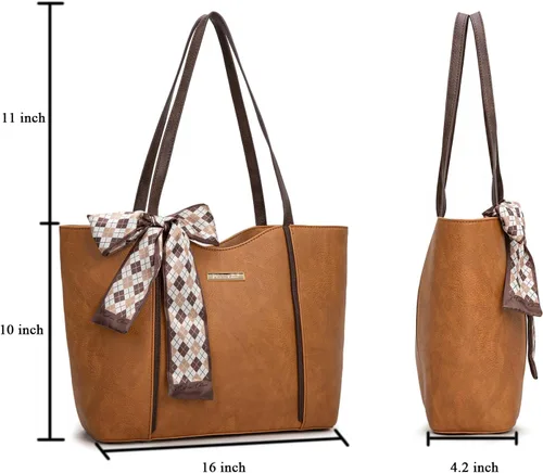 Vista 3 de Milan Chiva - Bolsos de asa superior para mujer de tamaño mediano, bandolera de diseñador, bolsos de hombro, bolsos hobo