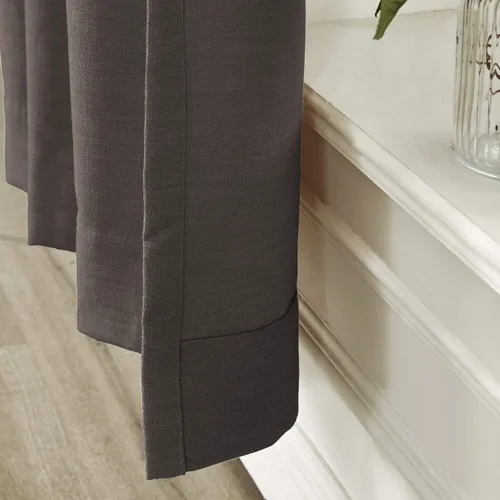 Vista 132 de Frelement Cortinas plisadas de lino de algodón de 100 pulgadas de ancho y 102 pulgadas de largo, cortinas con reducción de ruido para sala