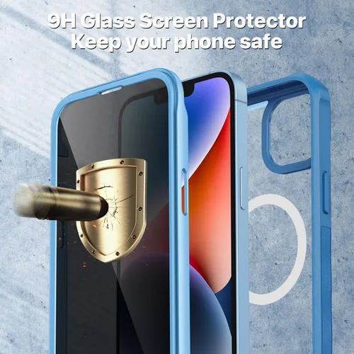 Vista 387 de CENHUFO Funda de privacidad para iPhone 11 Pro, funda de cuerpo completo con protector de pantalla de privacidad de vidrio templado 9H integrado