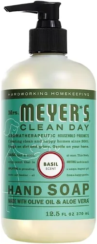 Vista 4 de MRS. MEYER'S CLEAN DAY Jabón líquido de manos variedad de temporada, 1 especia de bellota, 1 madre, 1 sidra de manzana, 1 verbena de limón, 1