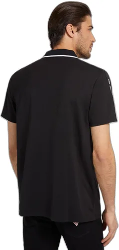 Vista 2 de GUESS Polo de manga corta Paul Pique Tape para hombre Essentials