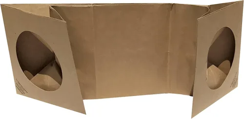 Vista 4 de Dezi & Roo Hide and Sneak - Túnel plegable de papel para gatos, fabricado en Estados Unidos, diseñado por un veterinario felino, juguete interactivo