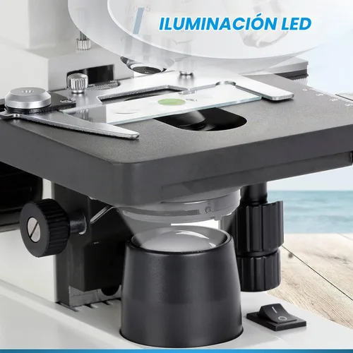 Vista 6 de Microscopio compuesto binocular AmScope OMAX M82E, 40X-1000X