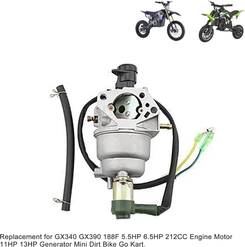 Vista 5 de GOOFIT Carburador para Honda GX340 188 Motor 13HP Generador Partes
