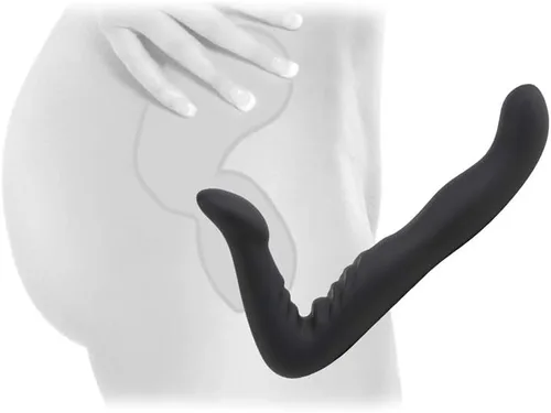 Vista 4 de Fetish Fantasy Elite - Correa sin tirantes de 8" en negro (PD4536-23)