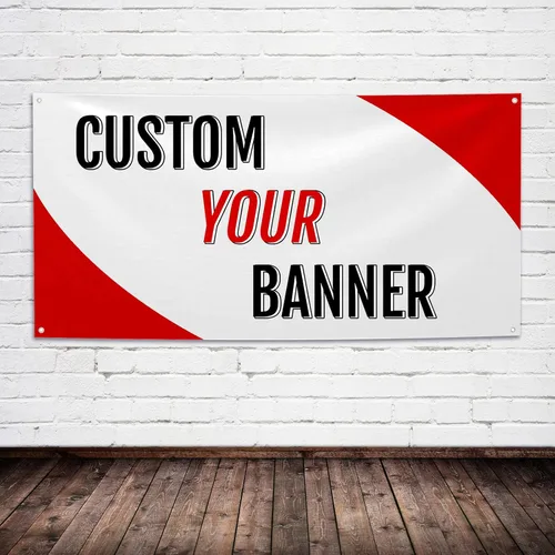 Vista 8 de Banners y letreros personalizados para exteriores, personalizables, con foto, texto, decoración de impresión para fiesta de cumpleaños, negocios