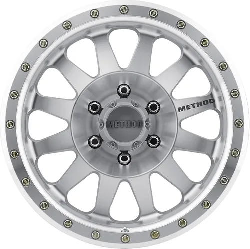 Vista 2 de Method Race Wheels 304 Double Standard Maquinado/Capa Transparente 16x8 pulgadas, 6x5.5 pulgadas, desplazamiento de 0mm, espacio posterior de 4.5
