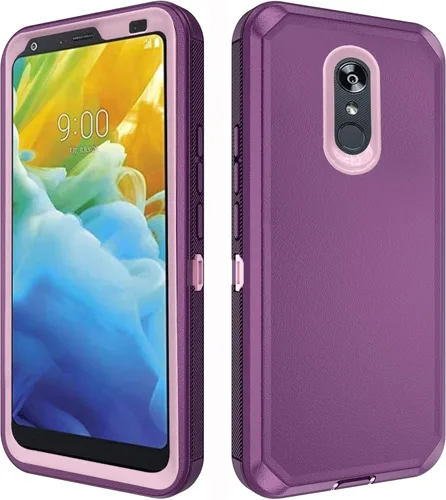 Vista 8 de Asuwish Funda de teléfono para LG Stylo 4, funda híbrida resistente a prueba de golpes, de cuerpo completo, accesorios móviles de alta resistencia