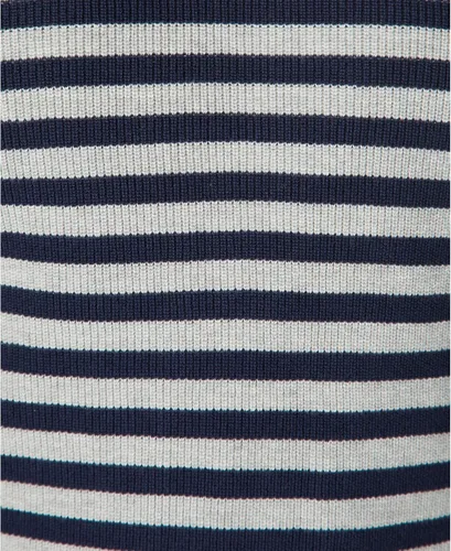 Vista 5 de Nautica Suéter de cuello redondo de punto a rayas para, Azul Gris Caliente