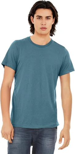 Vista 16 de BELLA+CANVAS Camiseta de cuello redondo para hombre mezcla triple oliva