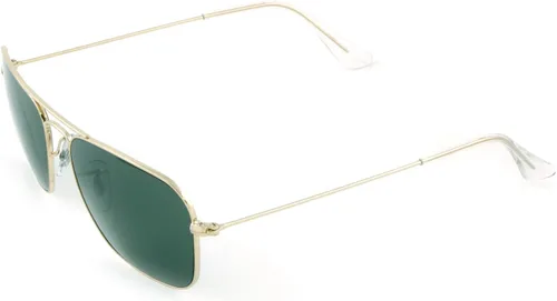 Vista 4 de Nuevos y Originales Ray-Ban RB3136001Oro marco gris lente verde anteojos de sol 55