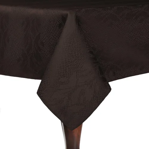 Vista 14 de ULTIMATE TEXTILE Modern Damask Kenya - Mantel rectangular (60 x 90 pulgadas), color marrón chocolate