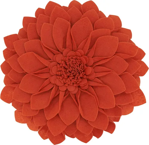 Vista 8 de SARO LIFESTYLE Almohada de fieltro en forma de flor