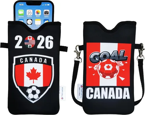 Vista 44 de Tainada Funda Estuche Bolsa de Neopreno para Teléfono para Hombres y Mujeres con Correa Cruzada/Cordón para el Cuello para iPhone 17/16/15 Pro Max