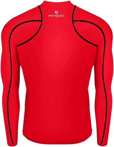Vista 3 de Conjunto deportivo para correr para hombre, camisa de compresión + pantalones ajustados a la piel, manga larga, secado rápido, ropa deportiva