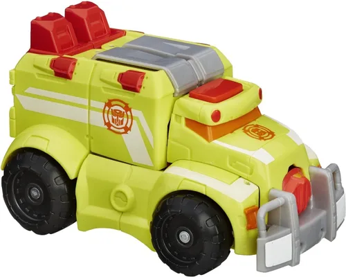 Vista 3 de Playskool, Figura de Fire Bot Héroes de Transformers, Bot del Equipo de Rescate