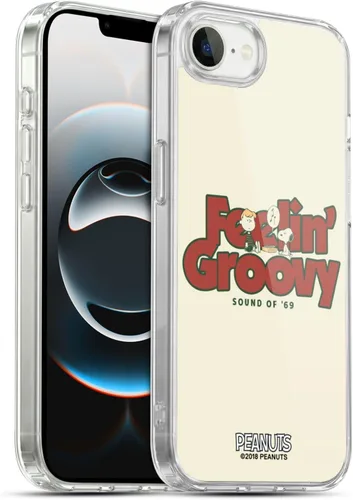 Vista 153 de Head Case Designs Funda de gel suave con licencia oficial de Peanuts Freak Flag Fly Woodstock 50th compatible con Apple iPhone 7 Plus/iPhone 8 Plus