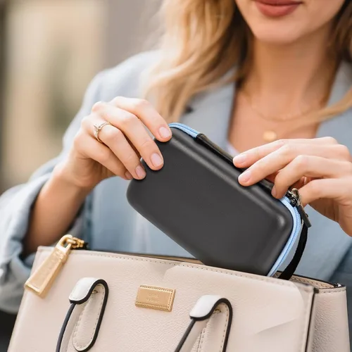 Vista 9 de Funda para lentes de contacto diario para más de 30 lentes desechables diarios, organizador portátil de almacenamiento de lentes de contacto