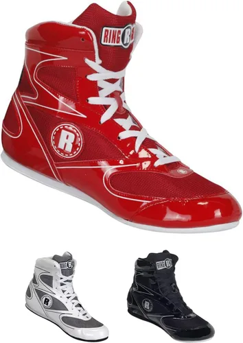Vista 7 de Ringside Zapatos de Boxeo Invictos, Zapatos de Cuero Sintético para Hombres y Mujeres, Ligeros, Zapatos de Tobillo Altos para Boxeo, Entrenamiento