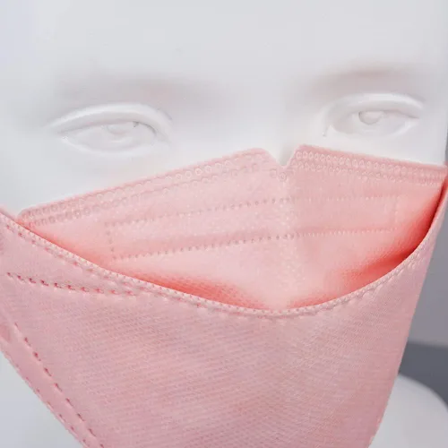 Vista 5 de Paquete de 20 mascarillas KF94 negras empaquetadas individualmente, unisex, filtros de 4 capas para adultos y mayores, coloridos