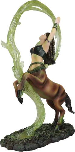 Vista 6 de Ebros Gift Anne Stokes Fantasía Arte Tierra Elemental Mago Hechicera Centauridas Invocación Espíritu Gaia Magic Energy Collector Figurine Guerrero