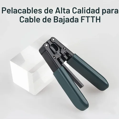 Vista 5 de Kit de terminación de fibra - Localizador visual de fallas de 18.6 mi, kit de herramientas de fibra óptica FTTH para ingeniería CATV, cuchilla