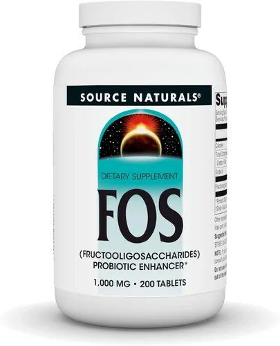 Vista 6 de Source Naturals FOS 1000 mg Fructooligosacáridos Potenciador Probiótico - 50 Tabletas