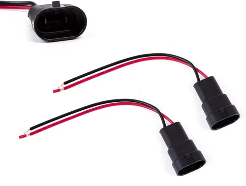 Vista 7 de x xotic tech H4 9003 HB2 Arnés de cable de servicio pesado hembra conector de extensión de coleta H4 a 3 pines adaptador para luz antiniebla, etc. 2