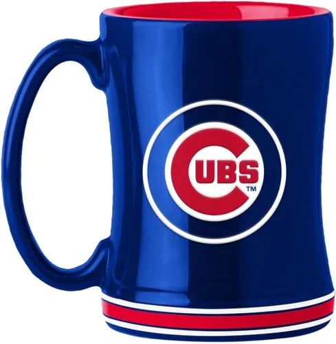 Vista 2 de MLB - Taza unisex de 14 oz con relieve esculpido Color del