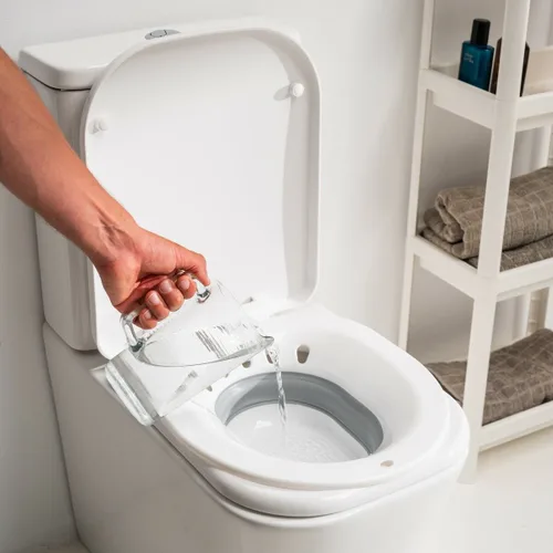 Vista 6 de Bidé Plegable Portátil para Inodoro Fopobi InnovaGoods