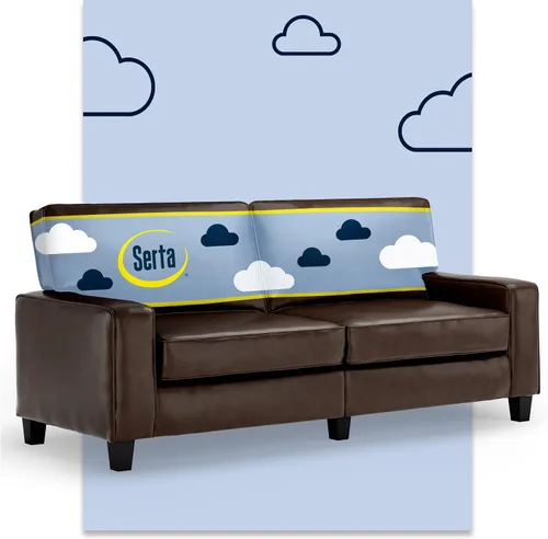 Vista 56 de Serta Palisades Sofás Tapizados para Sala, Sofá de Diseño Moderno, Tela, Beige