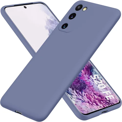 Vista 9 de Funda para Samsung Galaxy S20 FE 5G, funda de goma de gel de silicona líquida, cubierta de parachoques de teléfono que no se pone amarillenta, funda