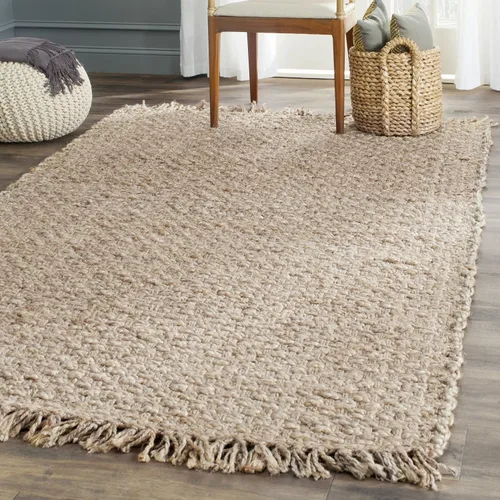 Vista 8 de SAFAVIEH Natural Fiber Collection - Alfombra de pasillo de 2 pies 6 pulgadas x 8 pies, natural, tejido a mano con flecos, ideal para zonas de alto