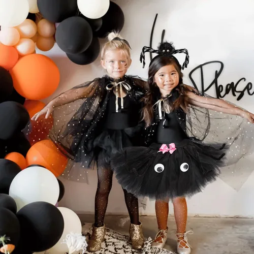 Vista 5 de Halloween tutu custome outfilt-spider, lion and witch