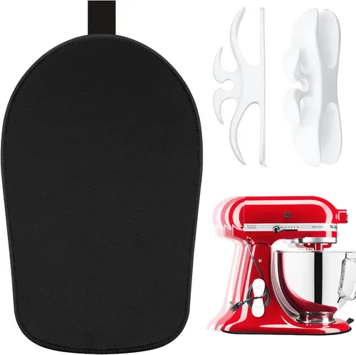 Vista 10 de Tapete deslizante para batidora de pie Kitchenaid con organizadores de cable flexible para electrodomésticos KitchenAid de 4.5 a 8 cuartos de galón