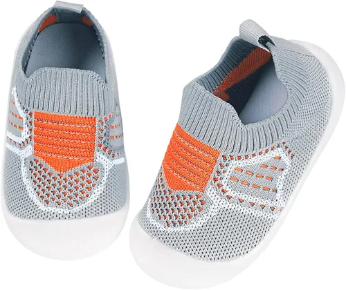 Vista 20 de Zapatos de bebé Pantuflas para niños pequeños, calcetines para niños y niñas, suela antideslizante