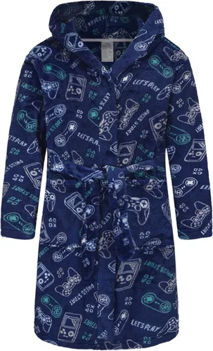 Vista 21 de E.W Apparel Bata de baño de forro polar con capucha para niños, bata suave y mullida para niños pequeños