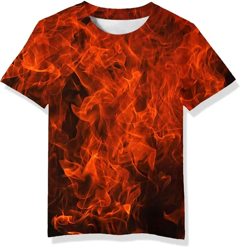 Vista 17 de Neemanndy Camisetas de manga corta con estampado 3D para adolescentes y niñas de 6 a 16 años Diseño 1