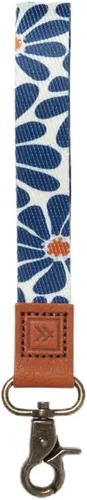 Vista 26 de Correa de muñeca de Thread Wallets para hombres y mujeres, llavero de pulsera para insignia, billetera y correa de muñeca para teléfono Negro