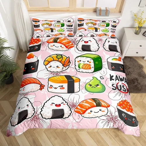 Vista 21 de Manfei Juego de funda de edredón occidental, tamaño individual, juego de ropa de cama de caballo de vaquero de 2 piezas, funda de edredón de cactus